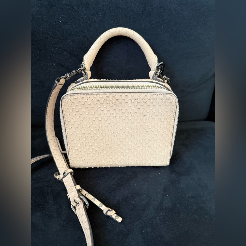 Rebecca Minkoff Box Snake Embossed Bag - Picture 8 of 11